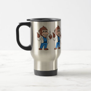 Caneca Térmica Engraçado orangotango macaco