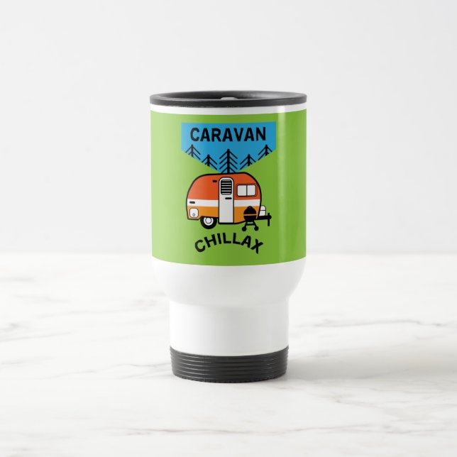 Caneca Térmica Engraçado Presente de Caravana | Melhores caravana (Centro)
