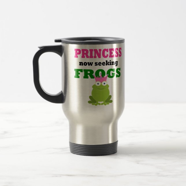 Caneca Térmica Engraçado Princesa (Esquerda)