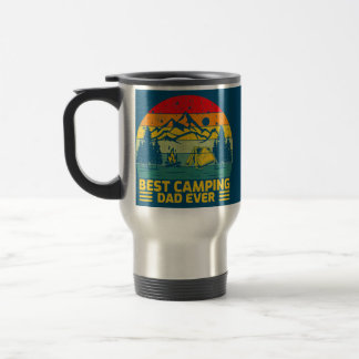 Caneca Térmica Engraçado Vintage Melhor Pai De Campanha Já Dia de