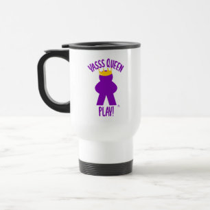 Caneca Térmica Engraçado Yas Queen Play Conselho Game Slogan