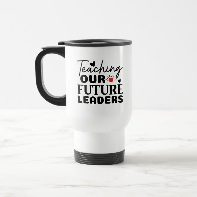 Caneca Térmica Ensinando nosso futuro líder Palavra (Esquerda)