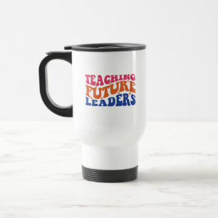 Caneca Térmica Ensinando o Wordart Futuro Líderes