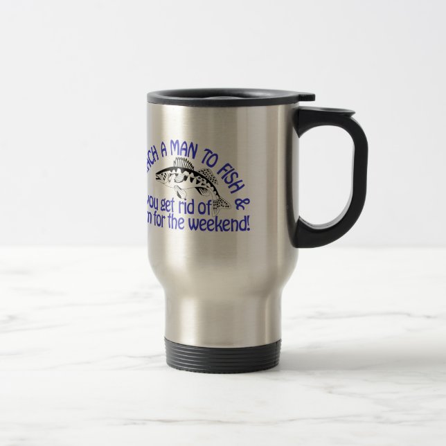 Caneca Térmica Ensine um homem (Direita)