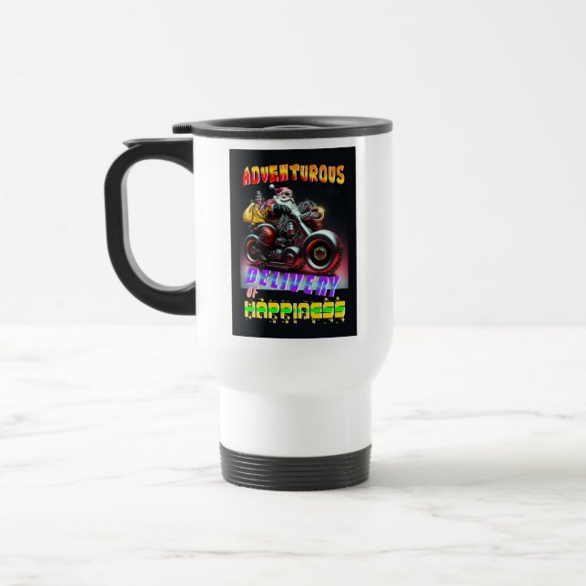 Caneca Térmica Entrega Aventurada Da Felicidade (Esquerda)