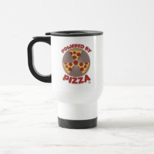 Caneca Térmica Equipado Com Pizza Engraçado Design de Comida De T