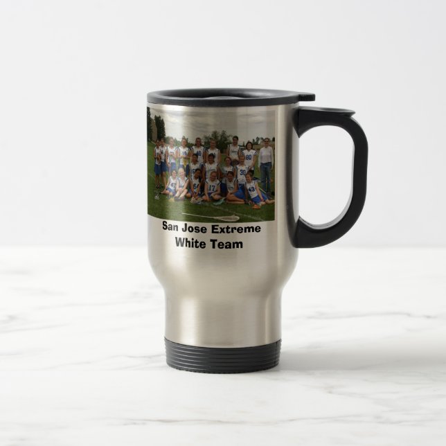 Caneca Térmica Equipe branca extrema de San Jose (Direita)