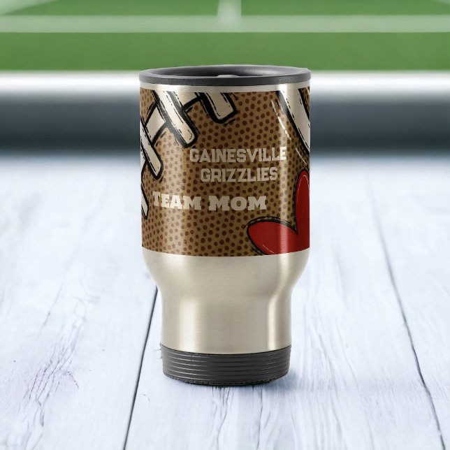 Caneca Térmica Equipe de futebol Mãe Presente Personalizado (Criador carregado)