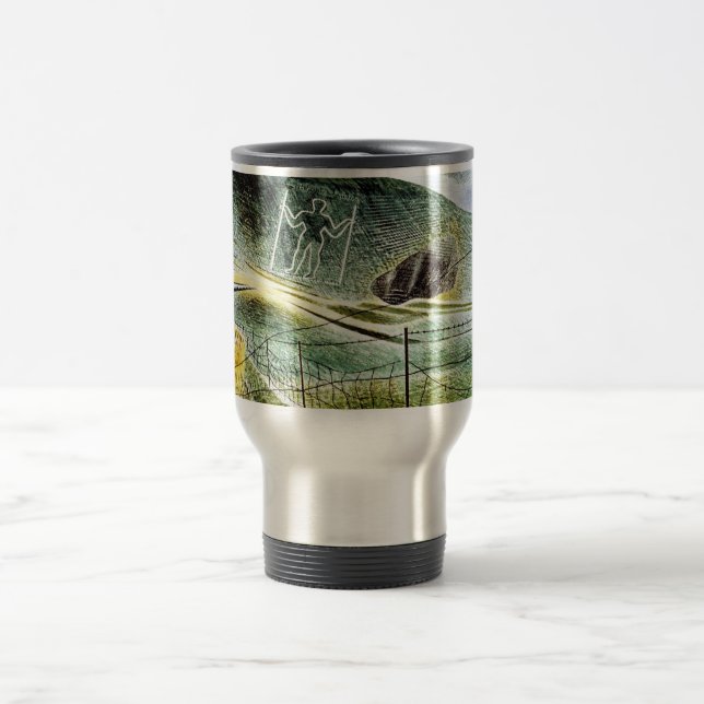 Caneca Térmica Eric Ravilious - O Gigante de Wilmington,  (Centro)