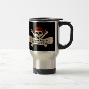Caneca Térmica Err é humano, To Arr é pirata