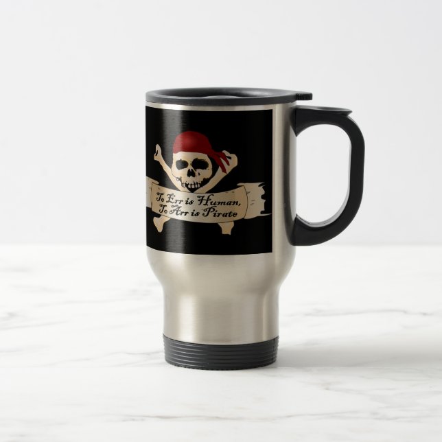 Caneca Térmica Err é humano, To Arr é pirata (Direita)