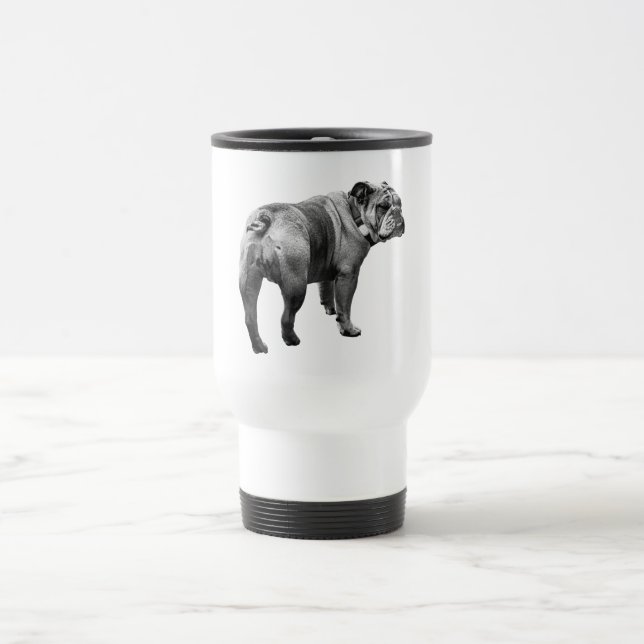 Caneca Térmica Esboço de Estrada, Golinhos Fundamentados (Centro)