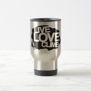 Caneca Térmica Escalada viva   do amor que escalam