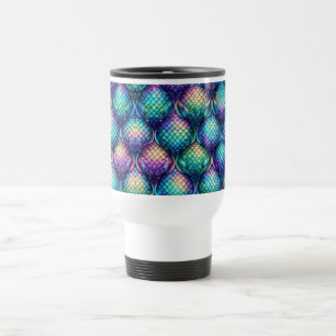 Caneca Térmica Escalas aquáticas coloridas/iridescentes