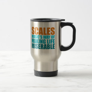 Caneca Térmica Escalas Musicais