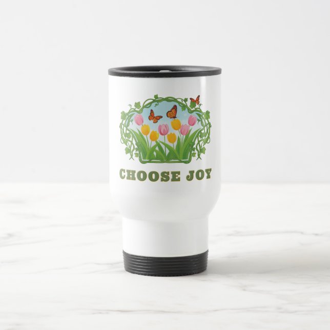 Caneca Térmica Escolha a Alegria da Primavera (Centro)