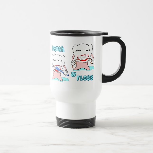 Caneca Térmica Escova e Floss (Direita)