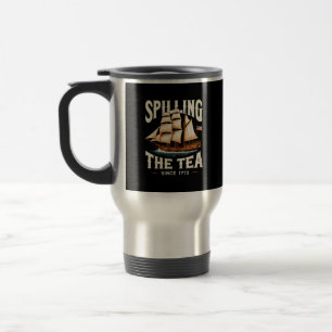 Caneca Térmica Esmagamento Do Chá Desde 1773 4 De Julho Retro EUA