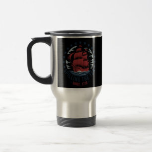 Caneca Térmica Esmagamento Do Chá Desde 1773 Vermelho Azul Branco