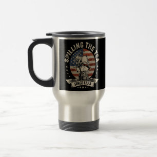 Caneca Térmica Esmagando O Chá Desde 1773 Patriótico 4 De Julho