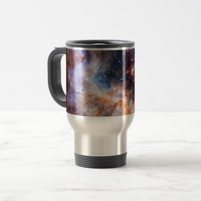Caneca Térmica Espaço/galáxia (Frente Esquerda)