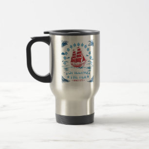 Caneca Térmica Espalhar O Chá Desde 1773 Vermelho Branco Azul Fun