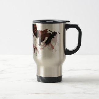 Caneca Térmica Espanhol de Springer castanho e branco