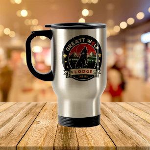 Caneca Térmica Espírito Majestoso do Lobo Excelente - Natureza Se