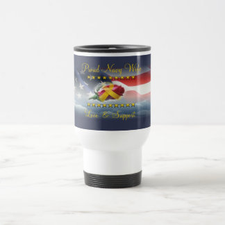 Caneca Térmica Esposa orgulhosa do marinho
