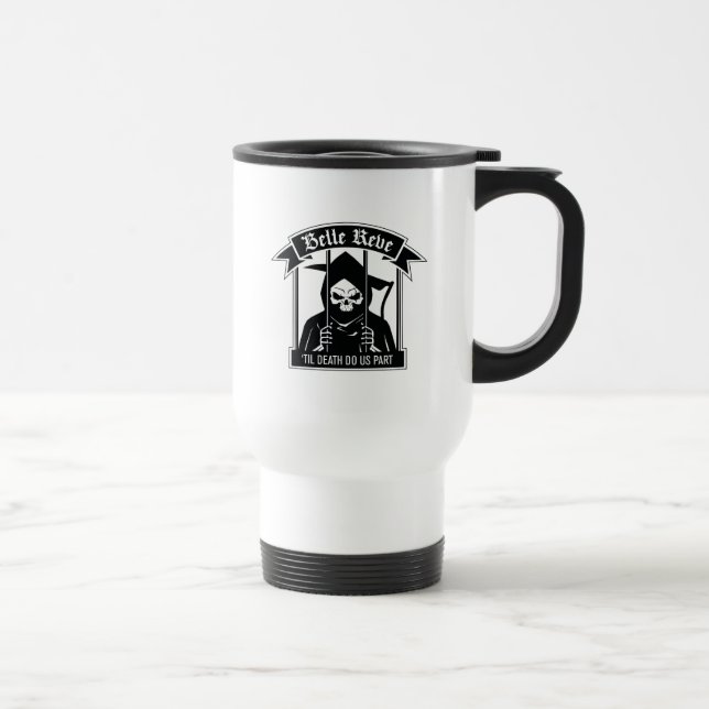 Caneca Térmica Esquadrão Suicida | Belle Reve Reaper Graphic (Direita)