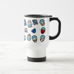 Caneca Térmica Esquadrão Suicida Capitão Boomerang Emoji Patter