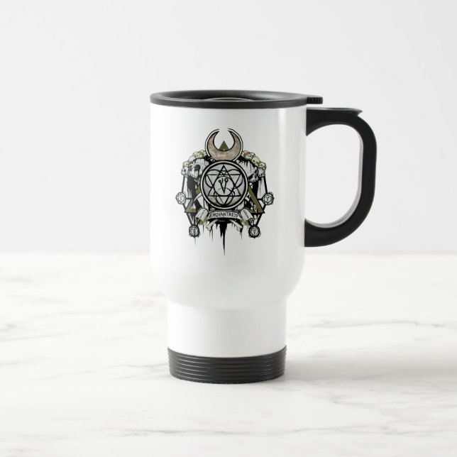 Caneca Térmica Esquadrão Suicida | Enchantress Símbolos Tatuagem (Direita)
