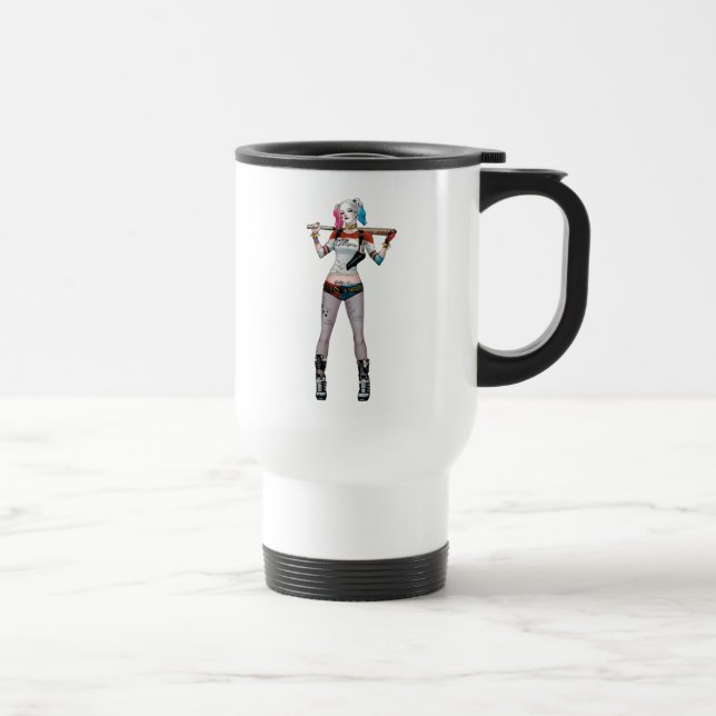 Caneca Térmica Esquadrão Suicida | Harley Quinn (Direita)