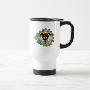 Caneca Térmica Esquadrão Suicida   Harley Quinn Skull Tattoo Art