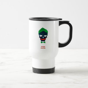 Caneca Térmica Esquadrão Suicida   Ícone Cabeça de Joker
