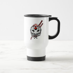 Caneca Térmica Esquadrão Suicida Mascaramento Katana e Espadas
