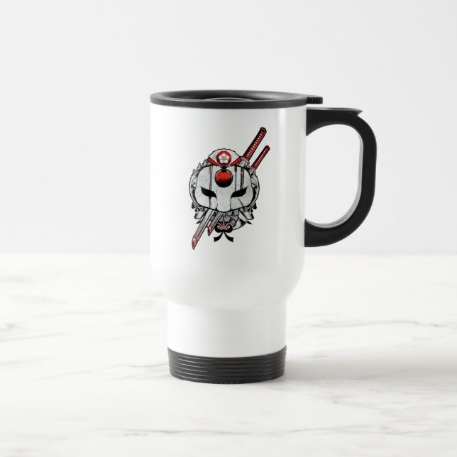 Caneca Térmica Esquadrão Suicida | Mascaramento Katana e Espadas  (Direita)