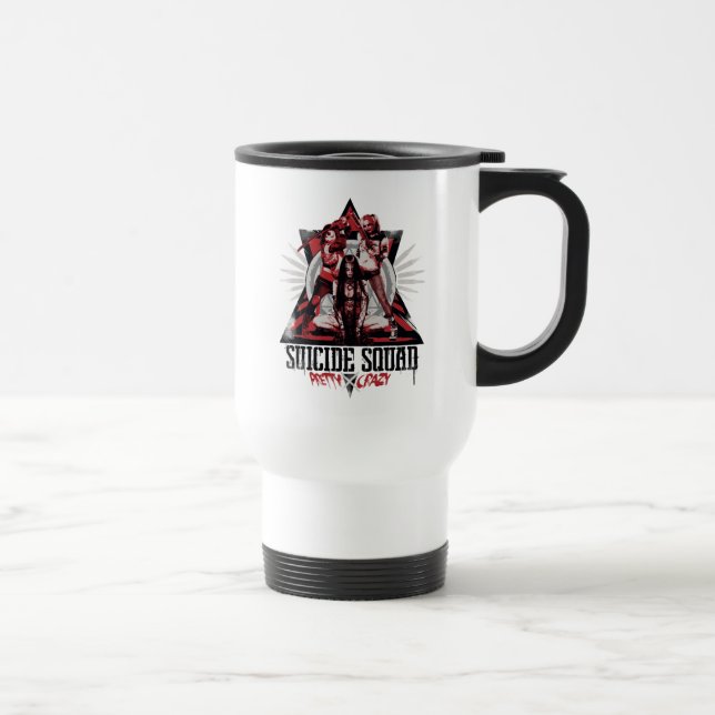 Caneca Térmica Esquadrão Suicida | Raparigas Bonito Loucas (Direita)