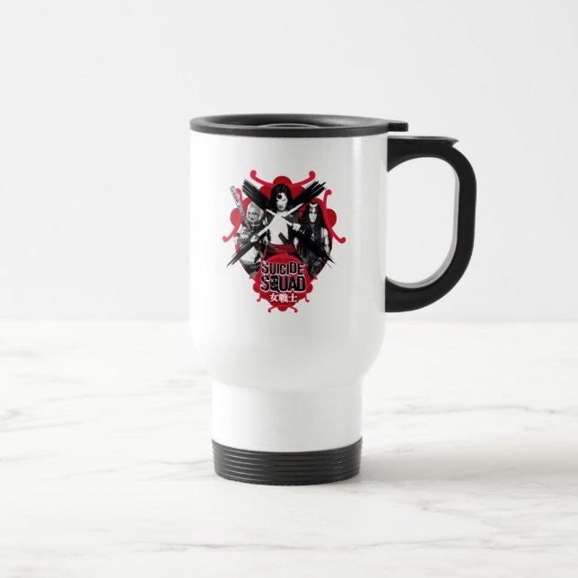 Caneca Térmica Esquadrão Suicida | Raparigas "Guerreira Feminina" (Direita)