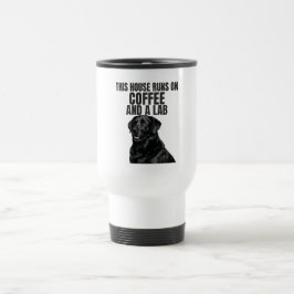 Caneca Térmica Esta Casa Funciona com Café e um Lab