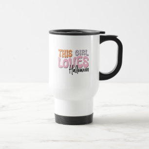 Caneca Térmica Esta Menina Adora Halloween