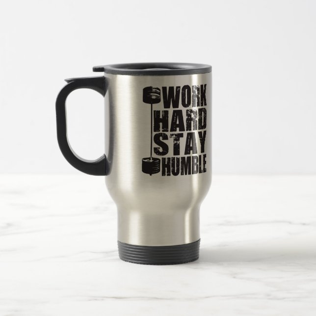 Caneca Térmica Estada dura do trabalho humilde - Dumbbell (Esquerda)