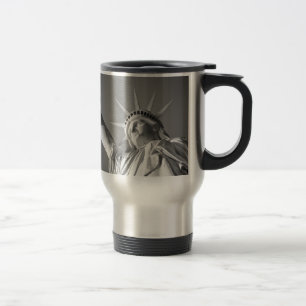 Caneca Térmica Estátua Branca Negra da Liberdade