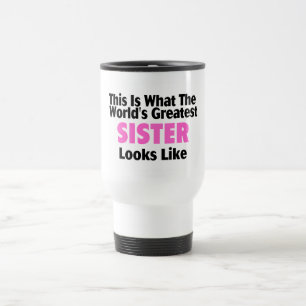 Caneca Térmica Este é o que a grande irmã do mundo olha Lik