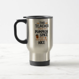 Caneca Térmica Este Professor Funciona Com Especiarias De Pumpkin