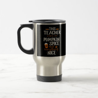 Caneca Térmica Este Professor Funciona Com Especiarias De Pumpkin