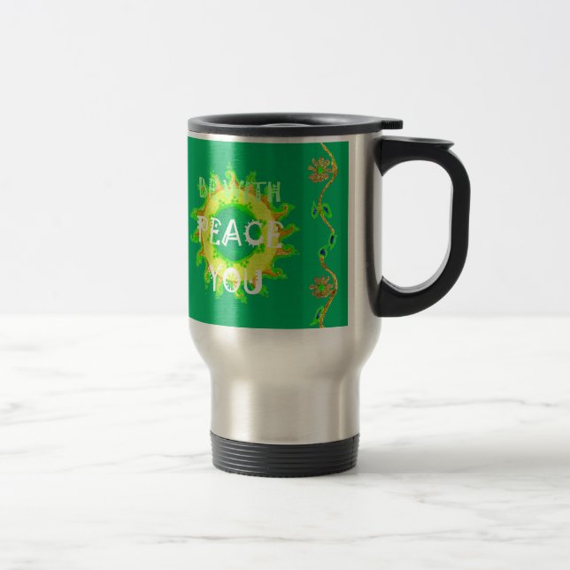 Caneca Térmica Esteja Com Você Paz (Direita)