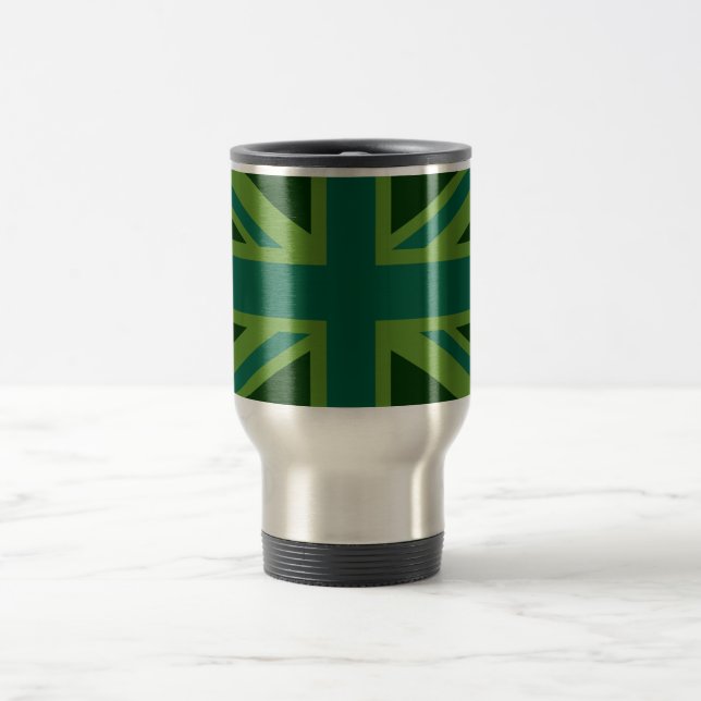 Caneca Térmica Estilo de Sinalizador da União de Teto Verde Jack (Centro)