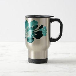 Caneca Térmica Estilo de surf Hibiscus