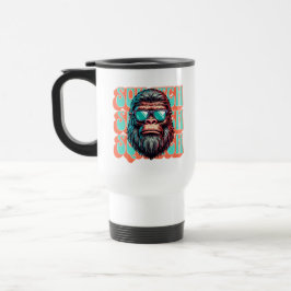 Caneca Térmica Estilo Retro de Quadrinhos Pop Art do Squatch Vint
